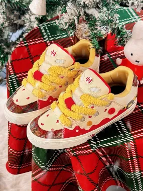 Apple-Inspired Casual Puffer Shoes