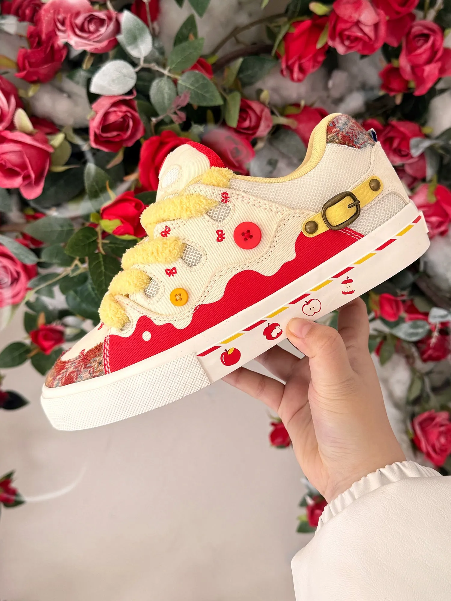Apple-Inspired Casual Puffer Shoes