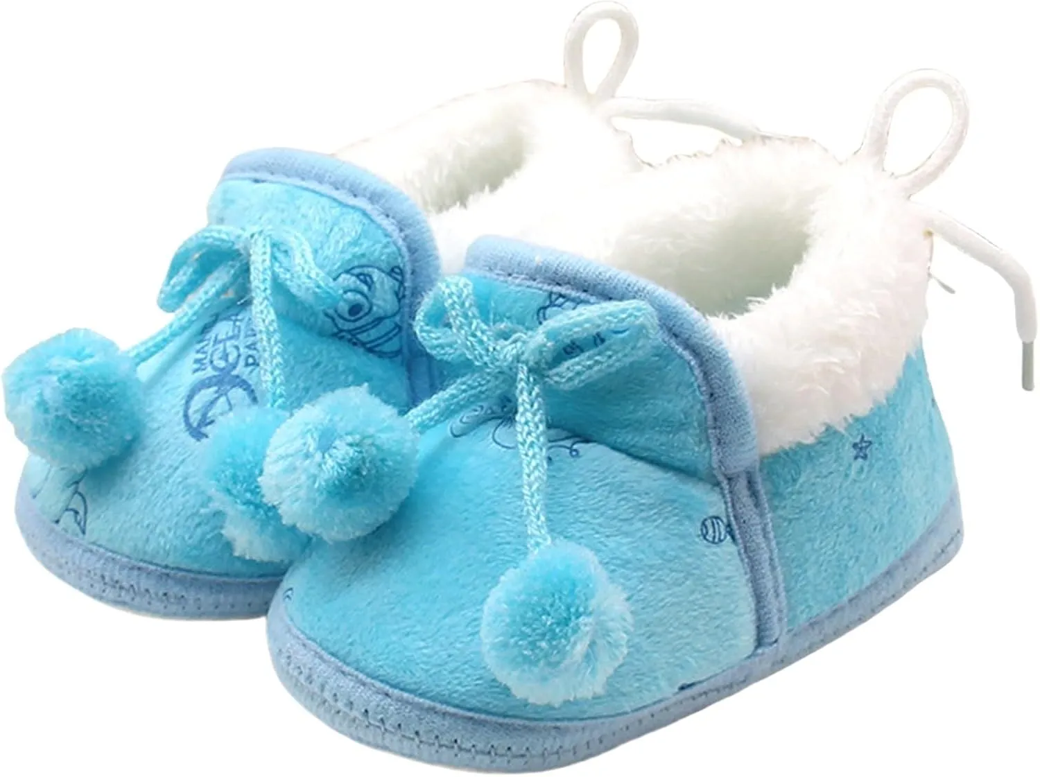 Baby Boys Girls House Slippers Booties Newborn Warm Slippers Infant Toddler Winter Socks Boots with Non Slip Booties