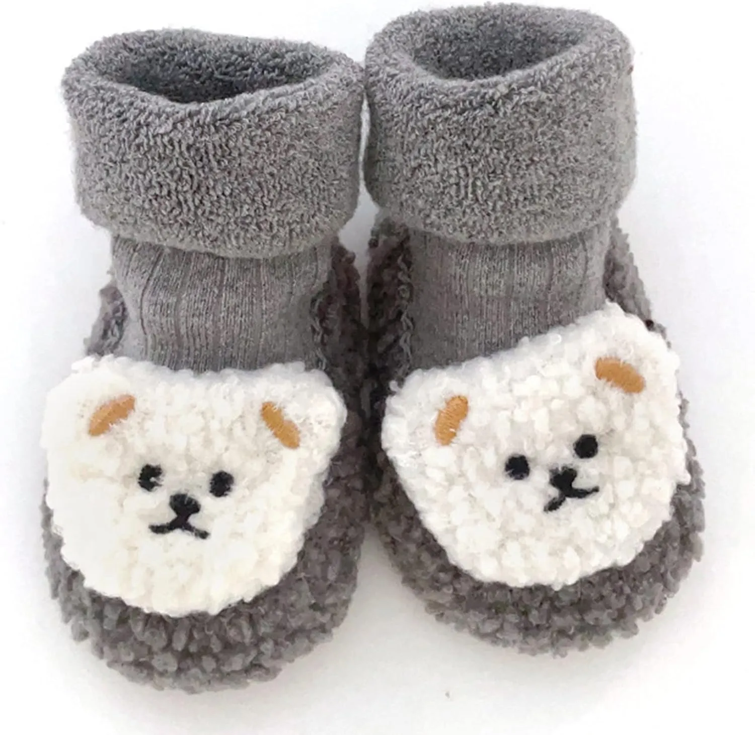 Baby Cartoon Plush Cotton Toddler Shoes 2024 Upgraded Baby Sock Shoes Baby Plush Cotton Toddler Shoes