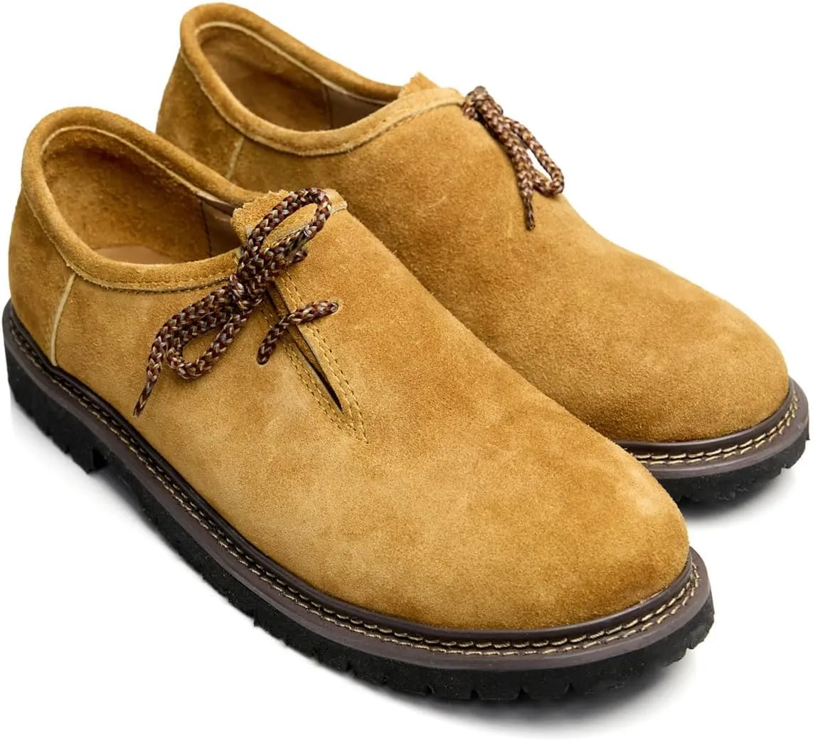 Bavarian Leather Shoes for Men - Designed in Germany - Haferlschuhe Made from Genuine Leather