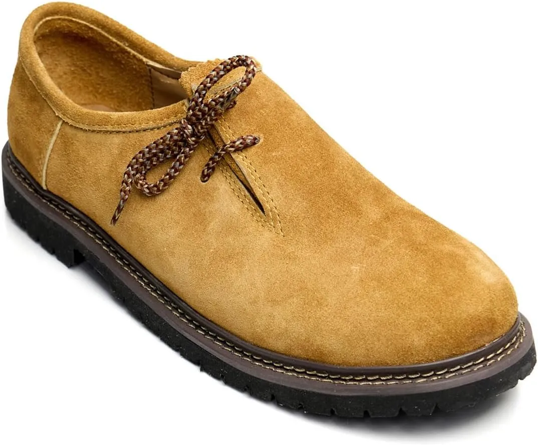 Bavarian Leather Shoes for Men - Designed in Germany - Haferlschuhe Made from Genuine Leather