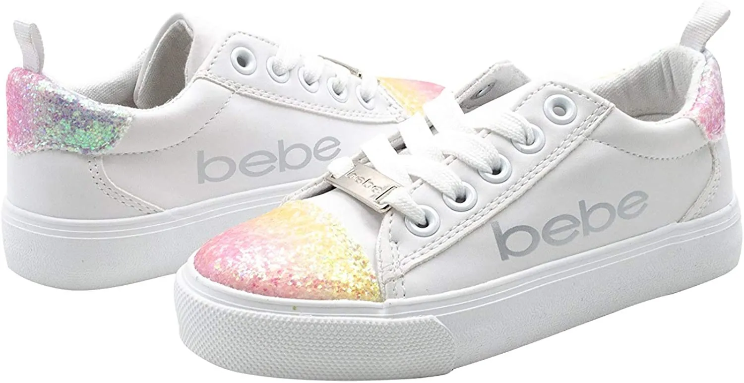 bebe Girls PU Jogger Sneakers Size