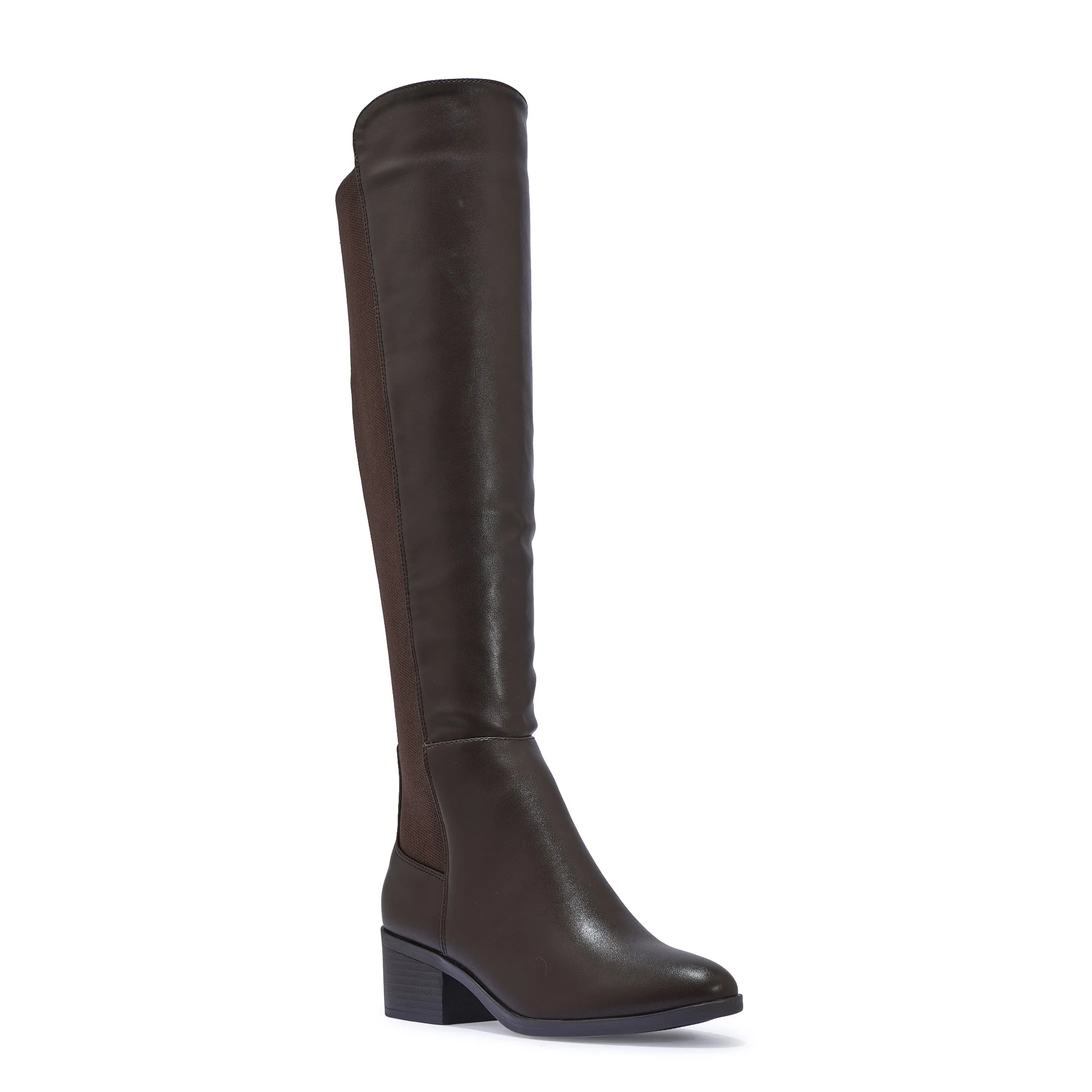 BELLINI1 FAUX LEATHER KNEE HIGH BOOTS