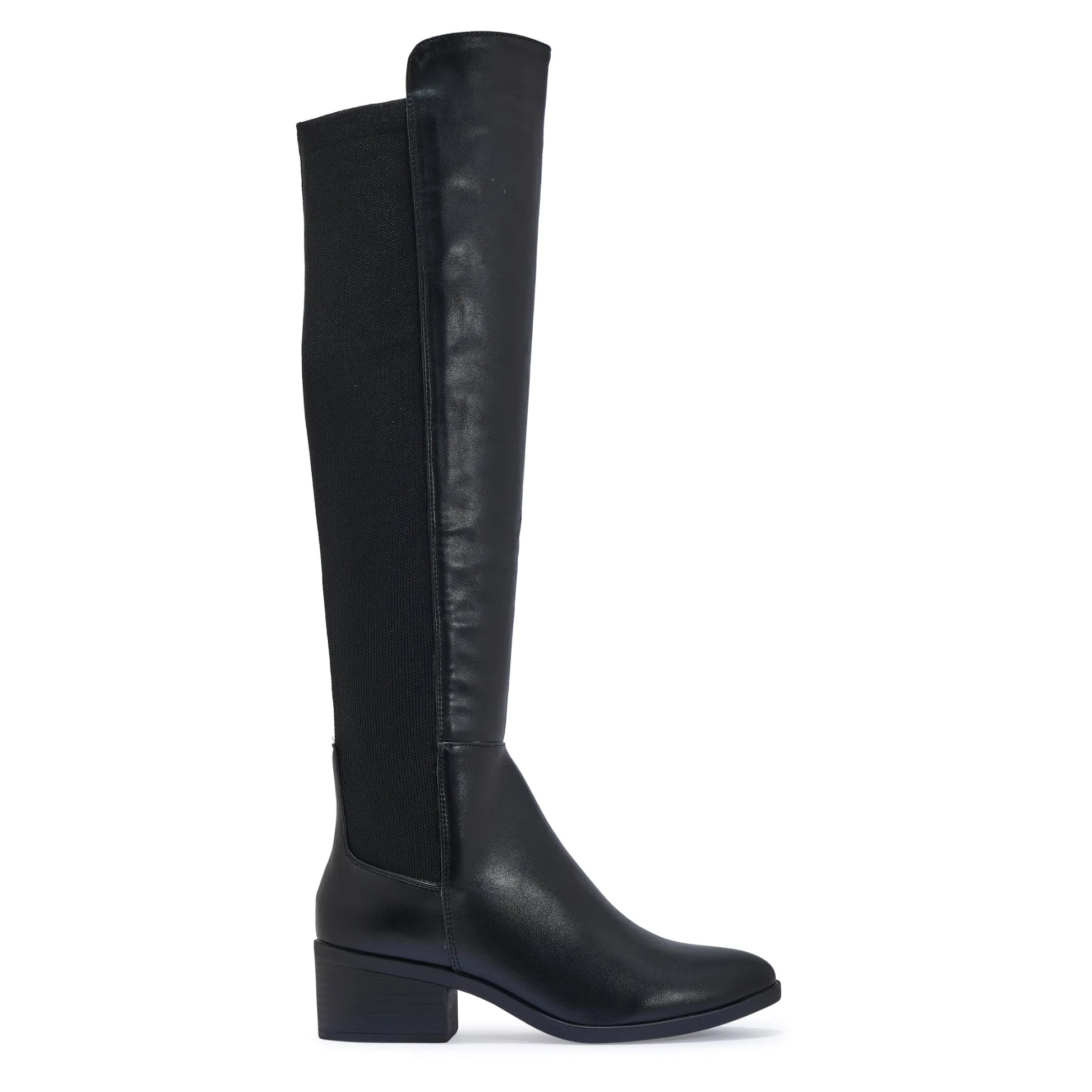 BELLINI1 FAUX LEATHER KNEE HIGH BOOTS