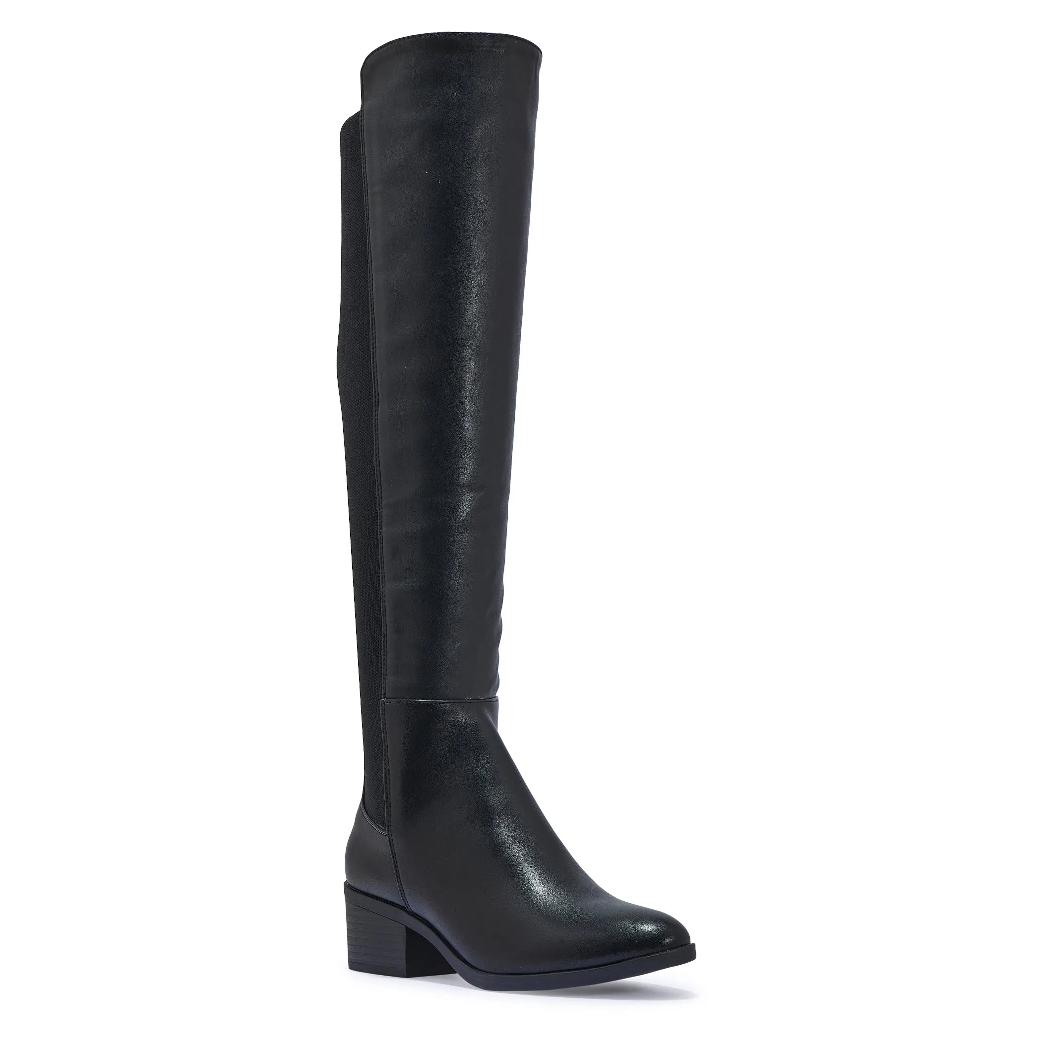 BELLINI1 FAUX LEATHER KNEE HIGH BOOTS
