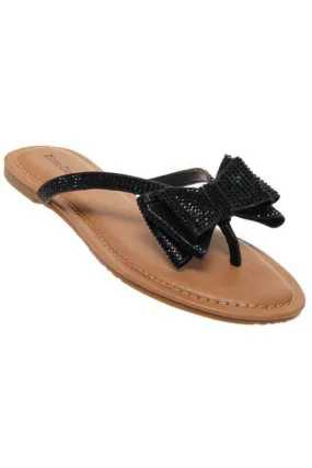 Bow Tie Thong Sandals
