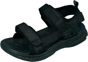 Children's Boys Summer Sports Sandals Hiking Beach Outdoor Open Toe Sports Sandals Boy Sandals (Black #1, 5.5 Big Kids)