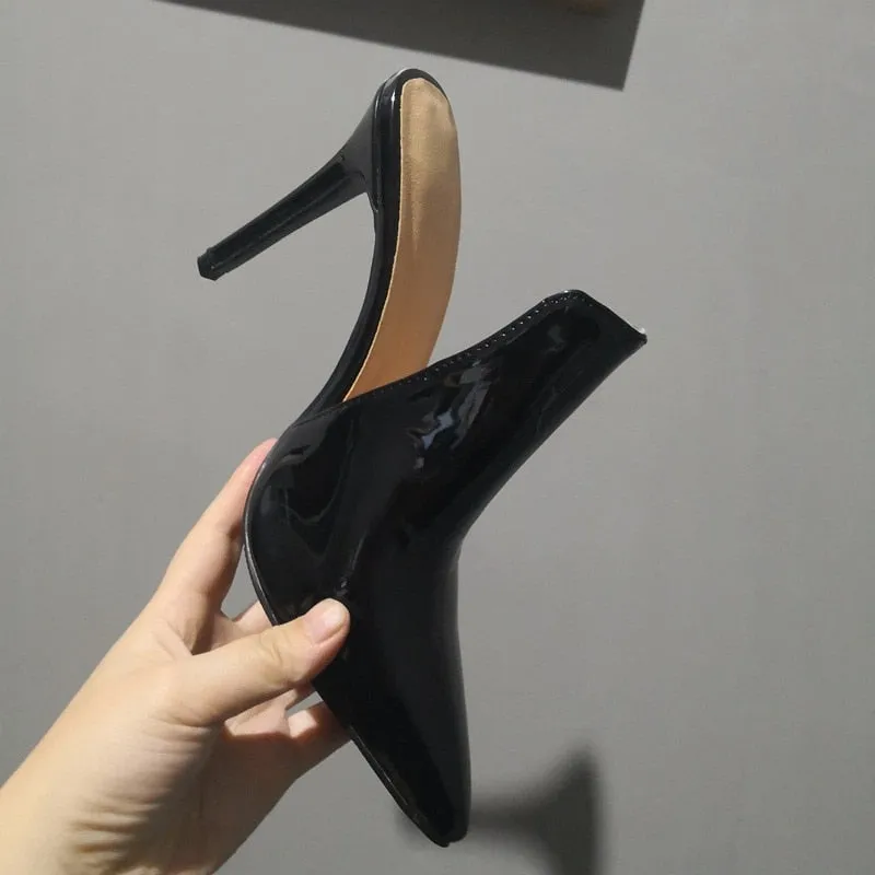 Deadly Potion Heeled Mules Shoes