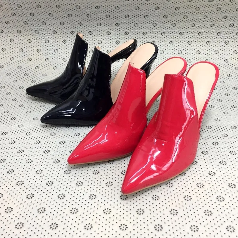Deadly Potion Heeled Mules Shoes