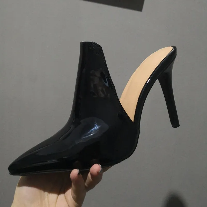 Deadly Potion Heeled Mules Shoes