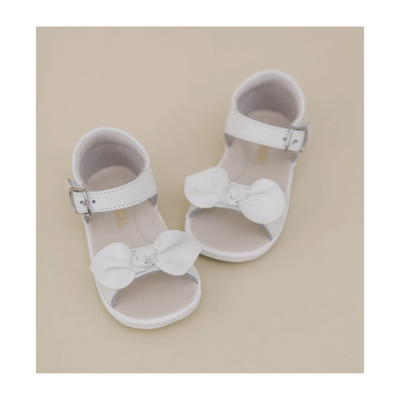 Jolie Bow Sandal - White