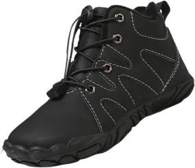 Kids aterproof Barefoot Boots Boys Girls Winter Warm Winter Shoes Boots Wide Toe Highly Elastic Non-Slip Shoes