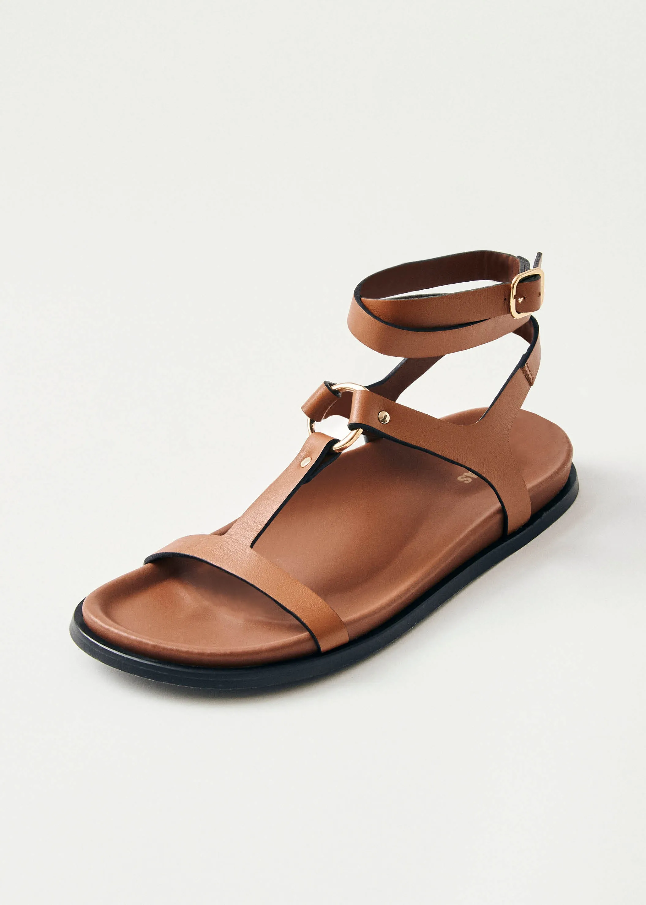 Kizzi Tan Leather Sandals