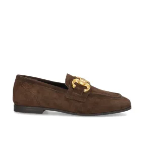 Lili -brown suede