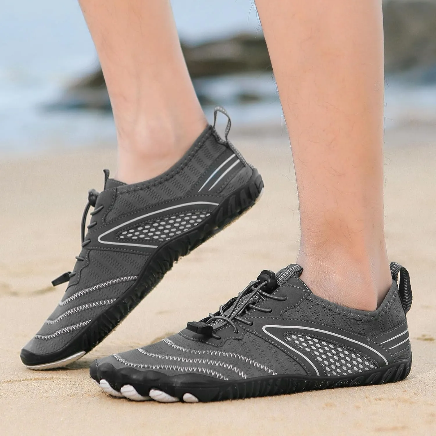 Men's Breathable Slip On Sneakers Casual Low Heel Shoes Daily Wear Beach Walking Comfortable Mens Sneaker Shoes Casual