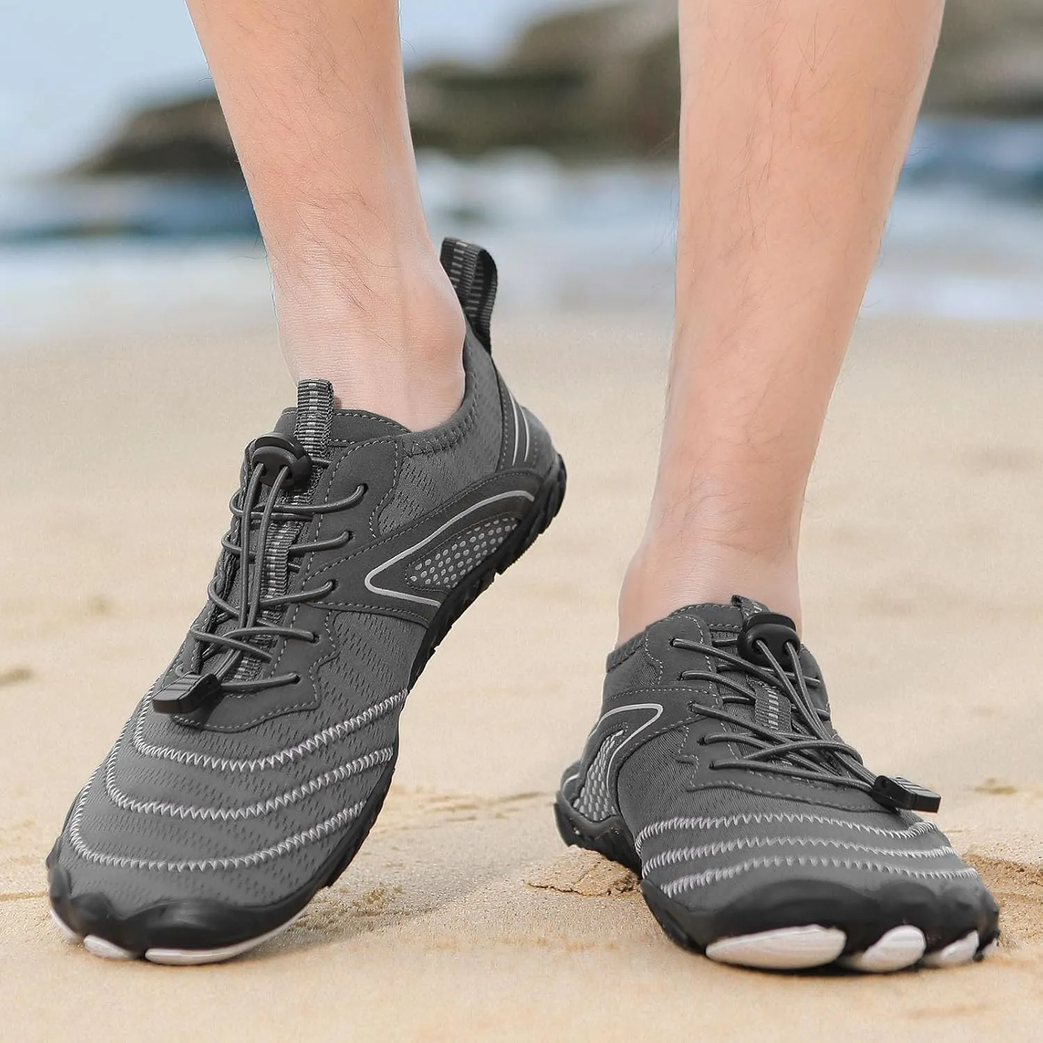 Men's Breathable Slip On Sneakers Casual Low Heel Shoes Daily Wear Beach Walking Comfortable Mens Sneaker Shoes Casual