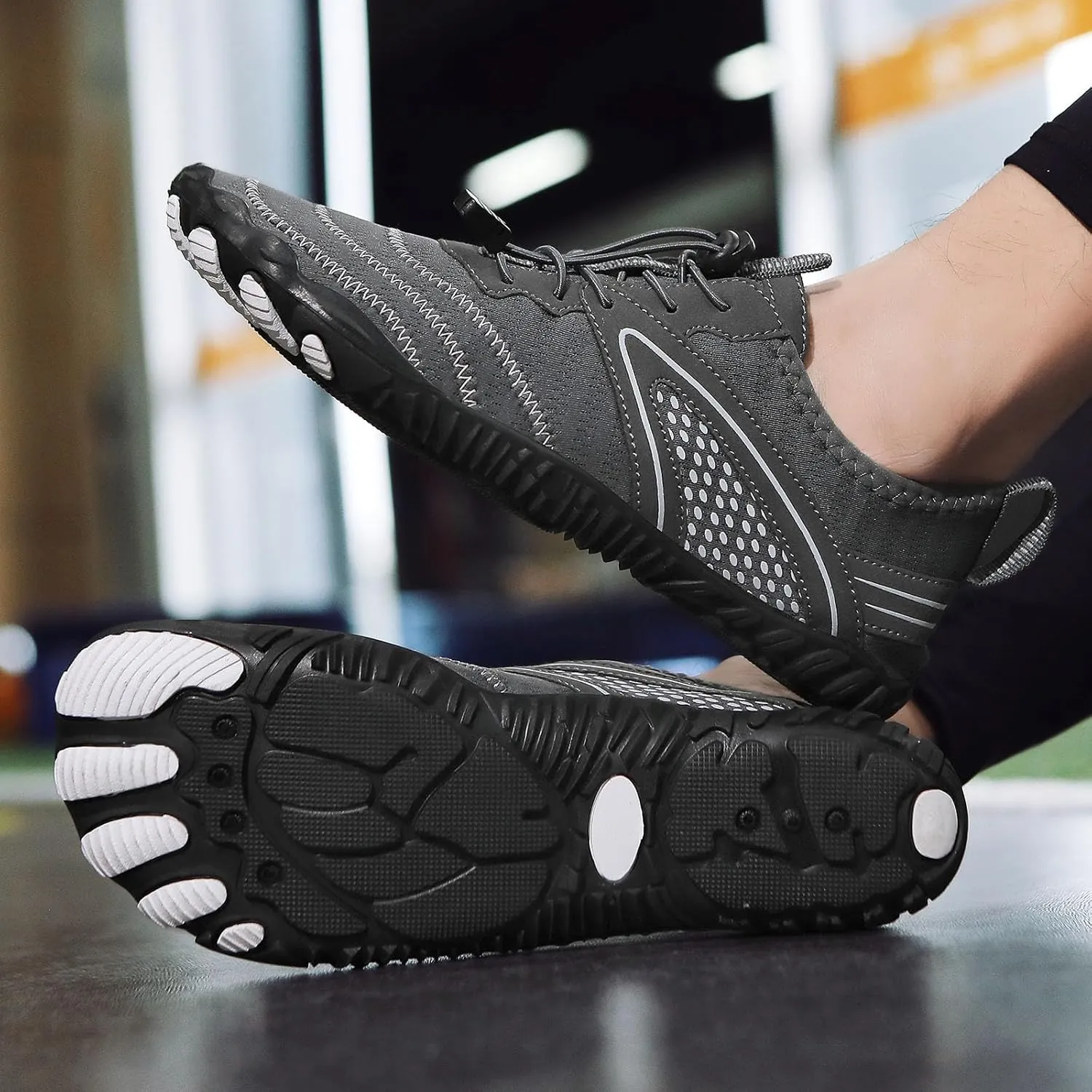 Men's Breathable Slip On Sneakers Casual Low Heel Shoes Daily Wear Beach Walking Comfortable Mens Sneaker Shoes Casual