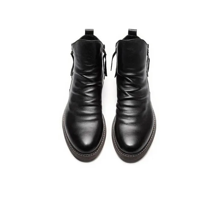 Men's Leather Vintage Leather Boots