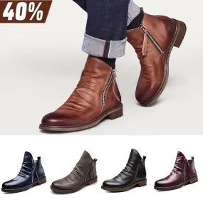 Men's Leather Vintage Leather Boots