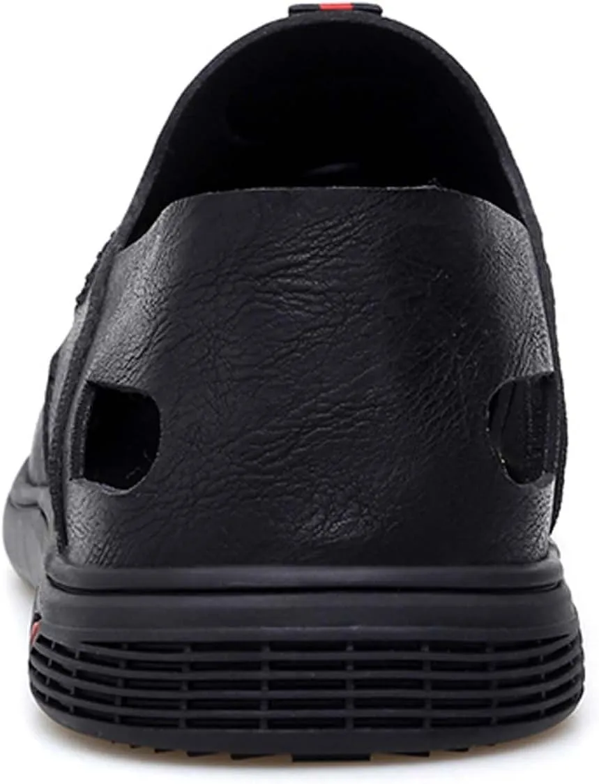 Men's New Mesh Breathable Outdoor Quick Drying Leather Shoes, Business Casual Sports Outdoor Shoes,Lightweight Wide Edition Walking Shoes Wading ShoesFashionable Sports Shoes