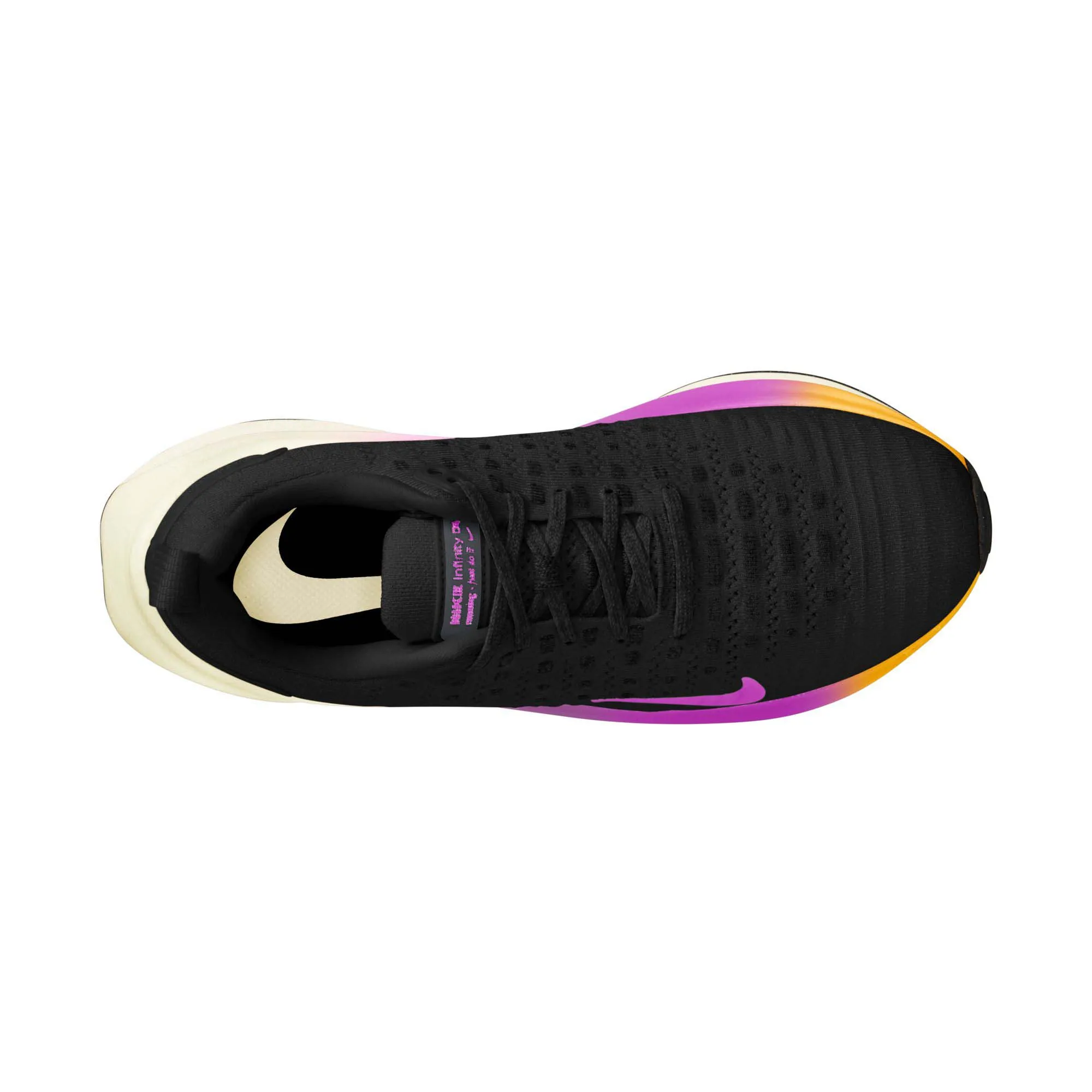 Nike | Women's Infinity RN 4 Road Running Shoes - Black/Hyper Violet