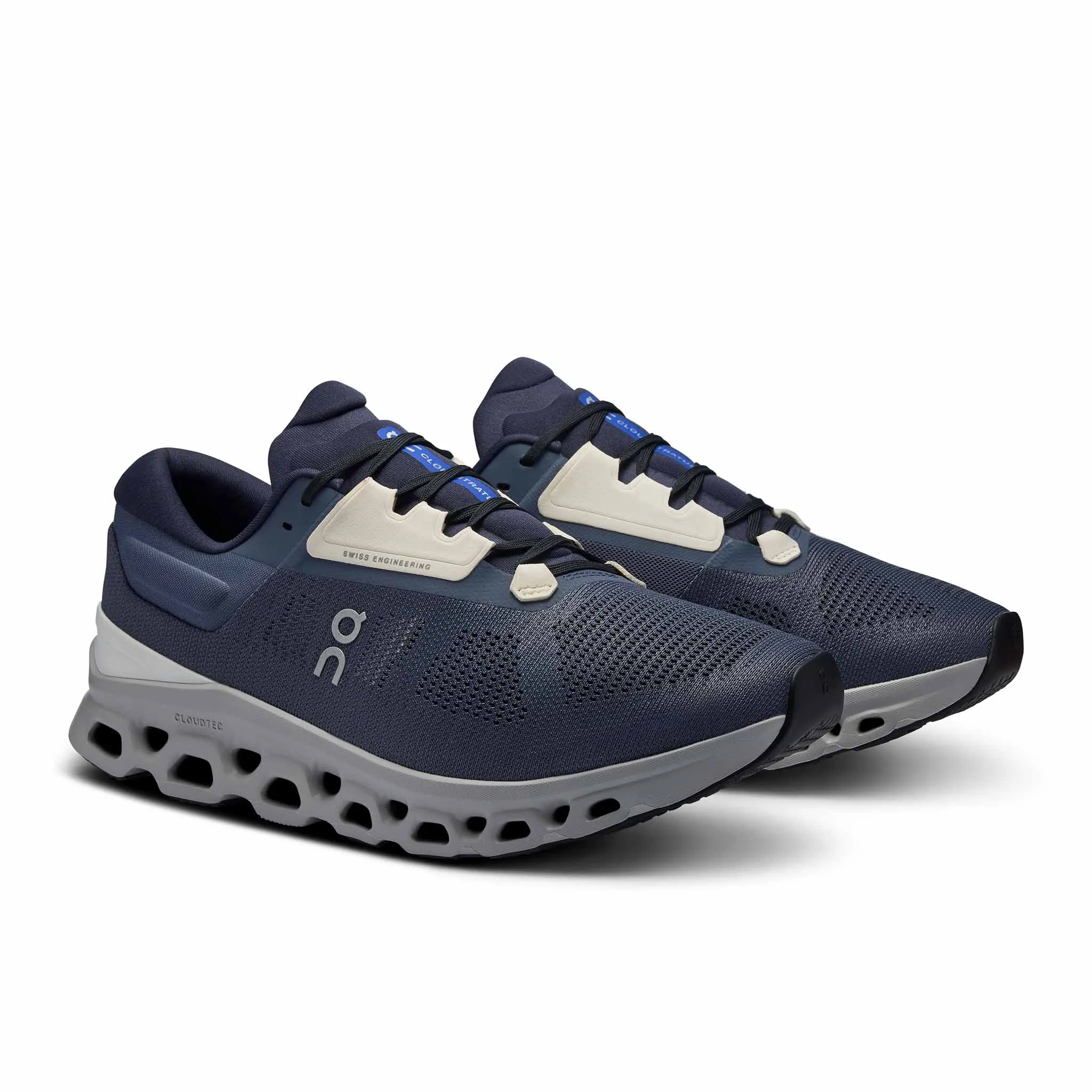 Optimized Title: Mens Metal/Glacier Cloudstratus 3 Running Shoes