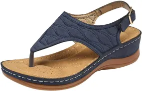 peqiut Casual Sandals Women Platform Arch Support Sandals for Women Slip On Flip Flops Casual Beach Sandals