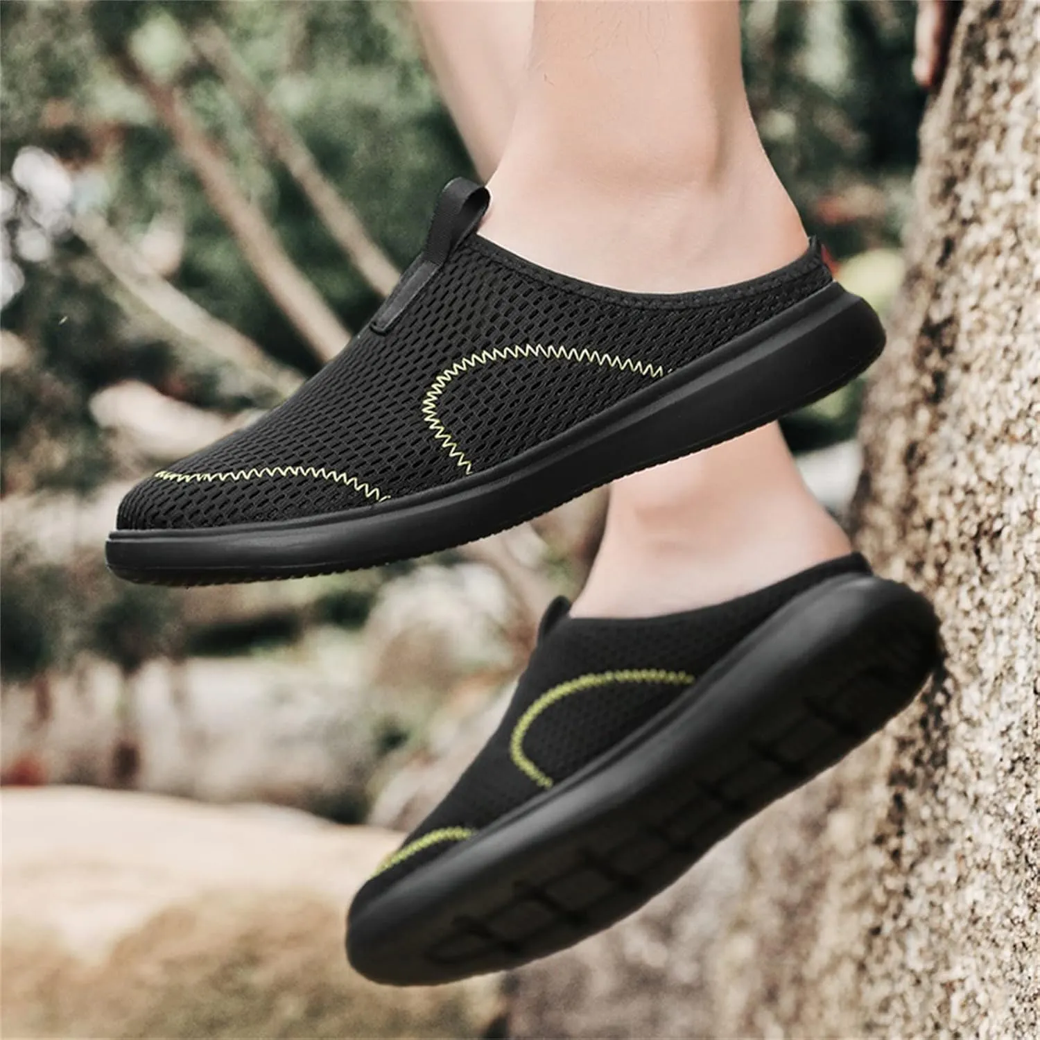 Shoes Canvas Men Fashion Summer Men Casual Shoes Breathable Mesh Shallow Wear Shoes for Men Casual No Shoelace