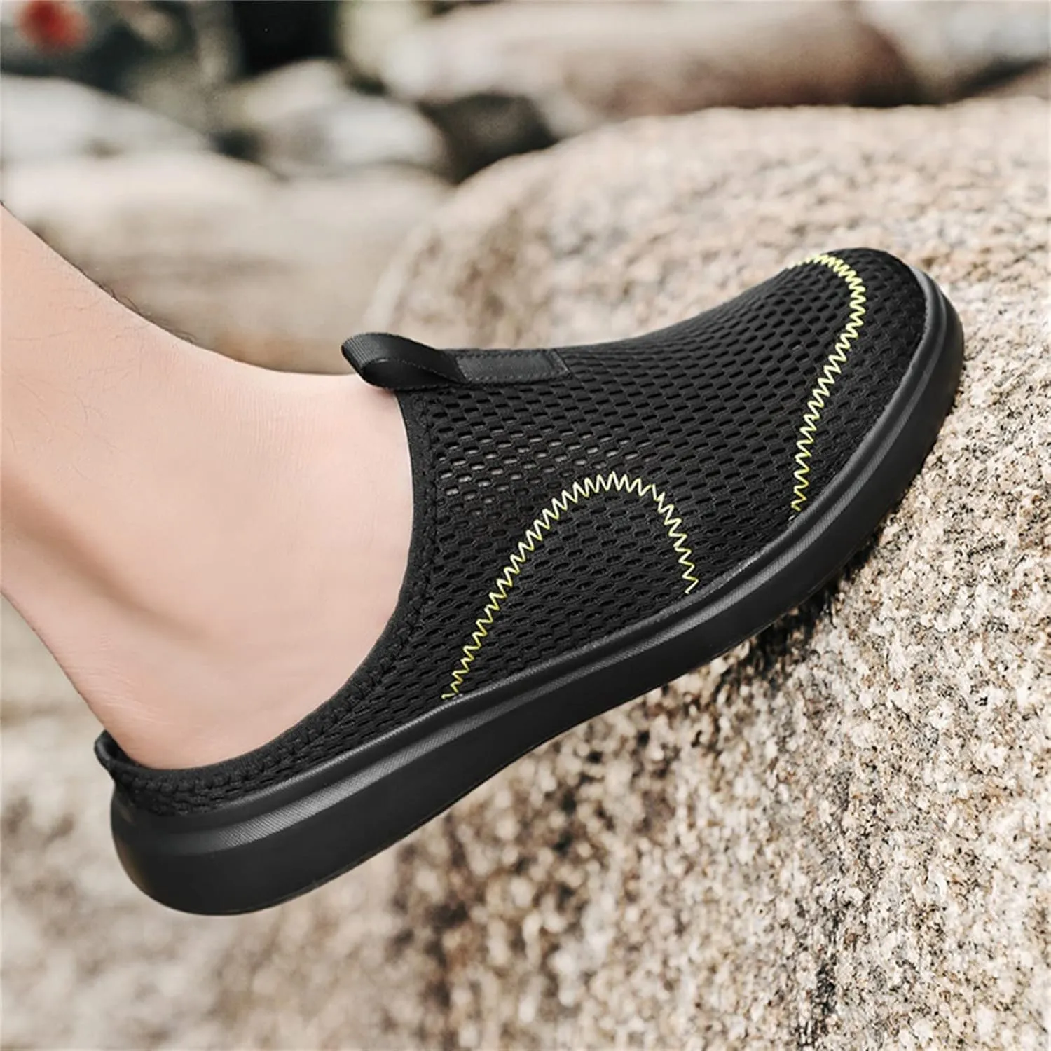 Shoes Canvas Men Fashion Summer Men Casual Shoes Breathable Mesh Shallow Wear Shoes for Men Casual No Shoelace