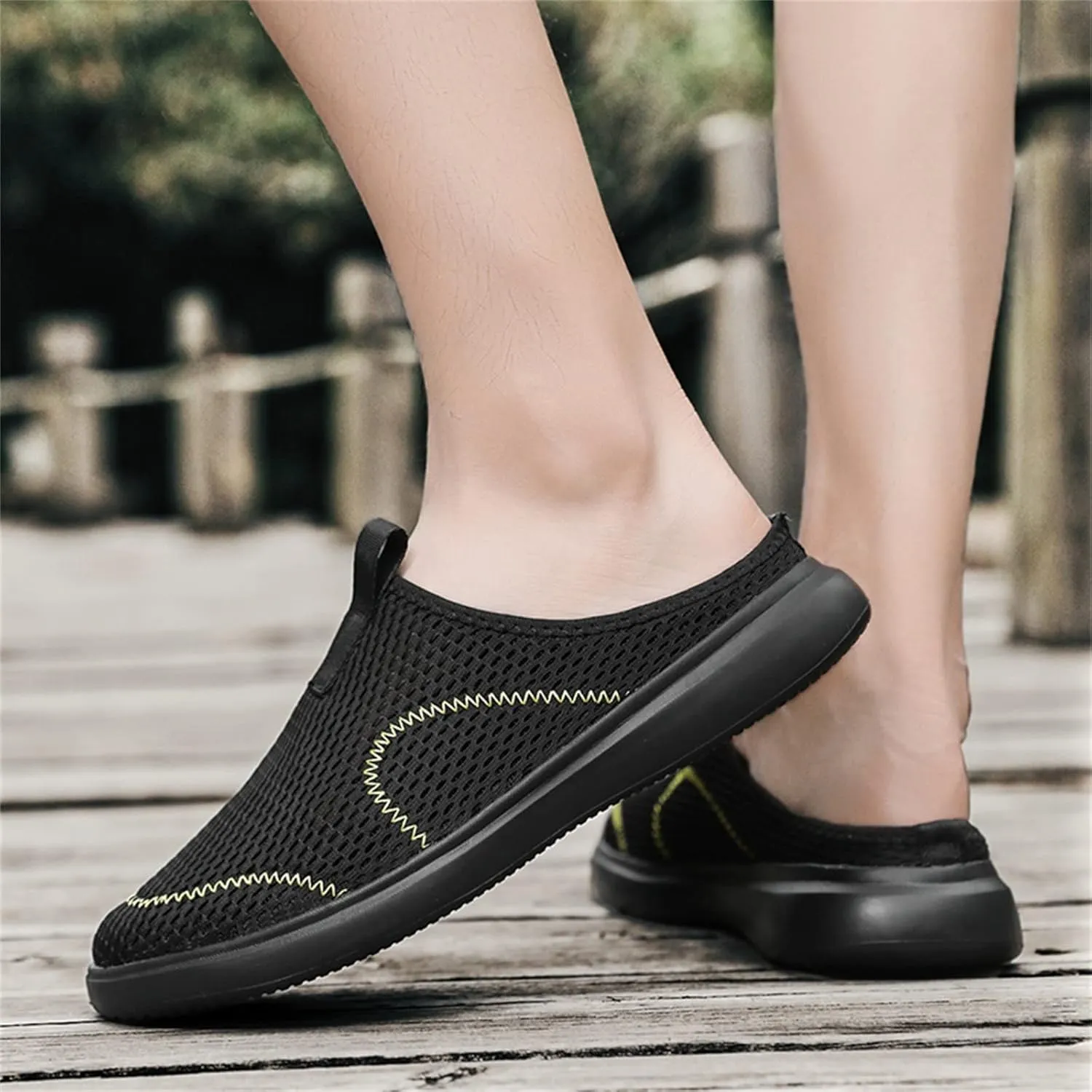 Shoes Canvas Men Fashion Summer Men Casual Shoes Breathable Mesh Shallow Wear Shoes for Men Casual No Shoelace