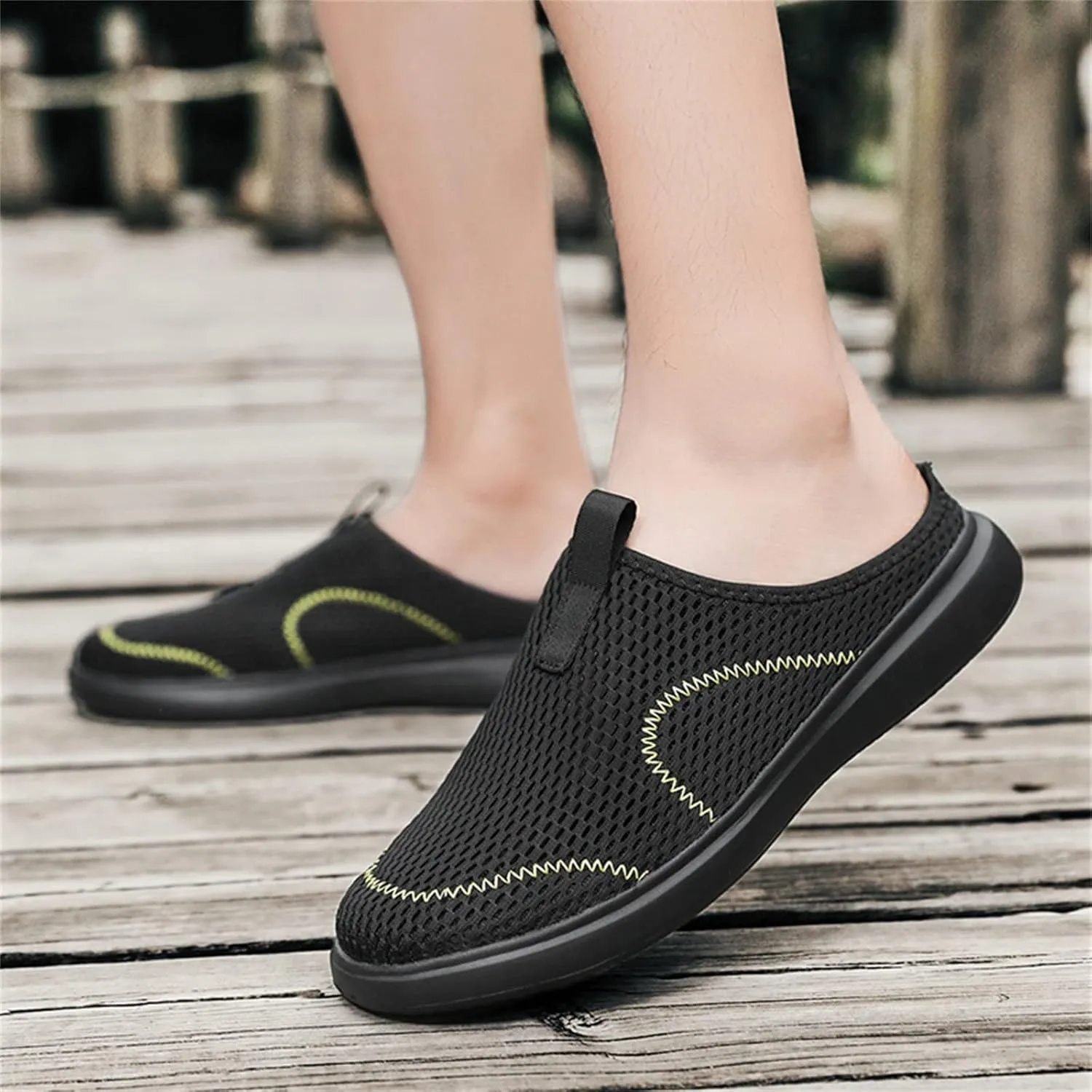 Shoes Canvas Men Fashion Summer Men Casual Shoes Breathable Mesh Shallow Wear Shoes for Men Casual No Shoelace