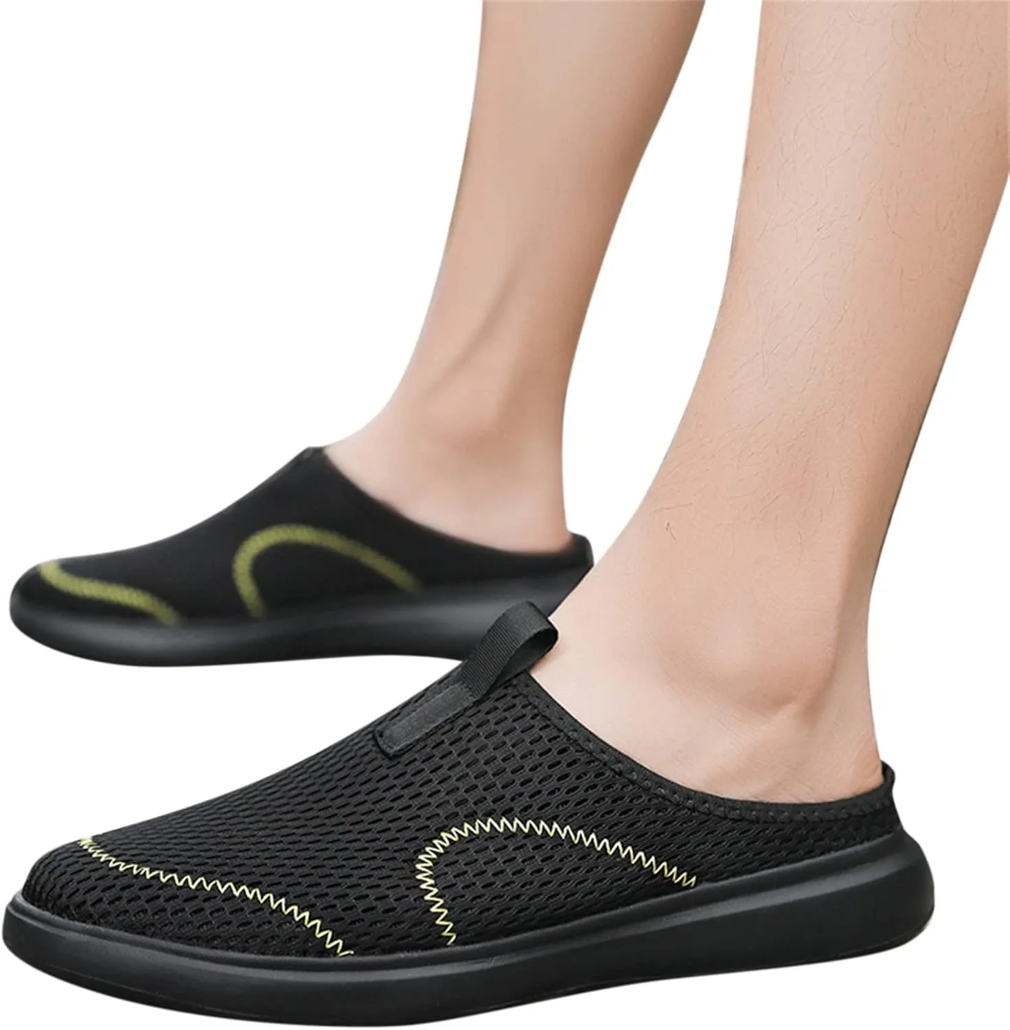 Shoes Canvas Men Fashion Summer Men Casual Shoes Breathable Mesh Shallow Wear Shoes for Men Casual No Shoelace