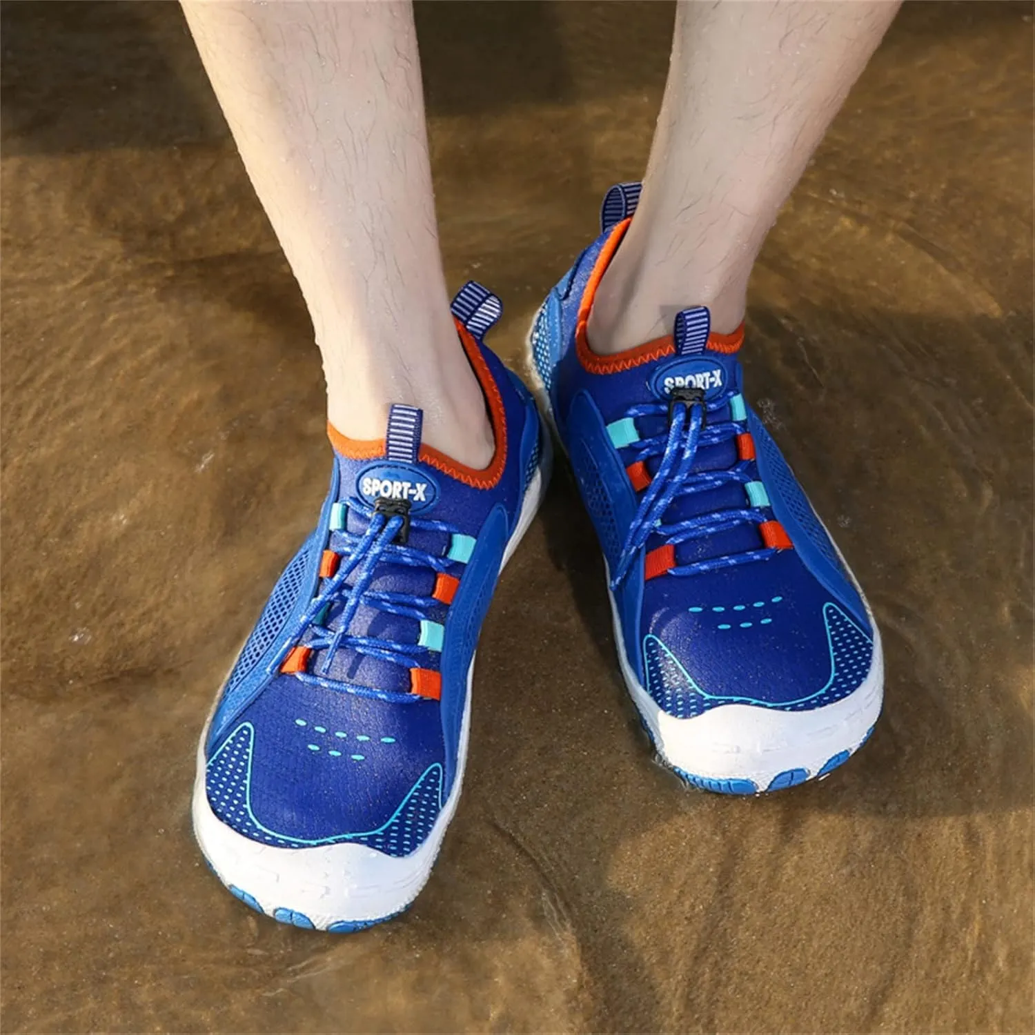 Water Shoes Men Wide Foot Breathable Non Slip Athletic Water Hiking Shoes for Women Non Slip Water Shoes Men Wide Beach Sports Quick Dry Barefoot for Pool Hiking Training Outdoor Water Sports