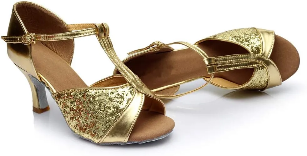 Women Open Toe Heeled Sandals Chunky Block Heel Strappy Ankle Strap Comfortable Shoes
