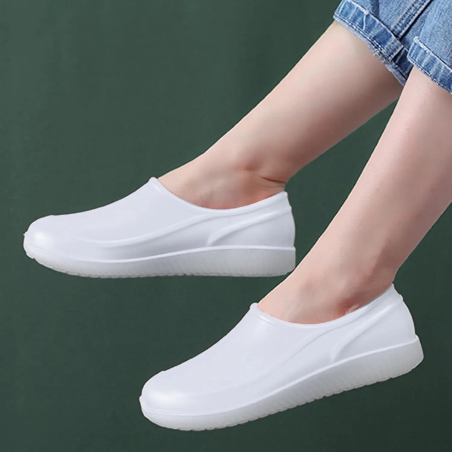 Womens Rain Boots Womens Rubber Boots Out Work for Boating Fishing Gardening Farming Stylish Rain Shoes