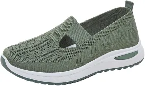 Women's Woven Orthopedic Breathable Soft Shoes Womens Running Shoes Wide Feet Casual Slip On Shoes Platform Sneakers Platform Tennis Shoe Casual Loafers