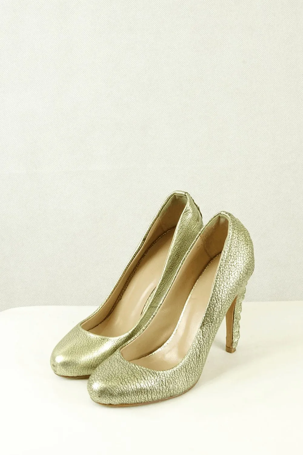 Zomp Gold High Heels 35.5